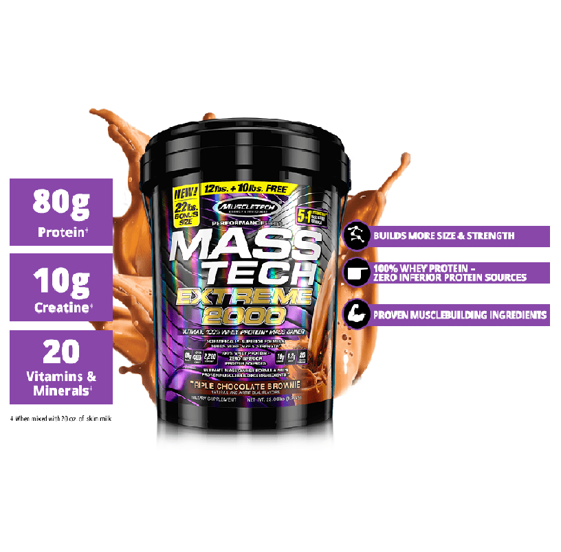 Buy MUSCLETECH® Performance Series MASS-TECH EXTREME 2000 Ultimate Whey + Mass Gainer 22 LBS All Over Lahore Pakistan 2021,www.arnutrition.pk iS The Best Food Supplements Store In Lahore Pakistan