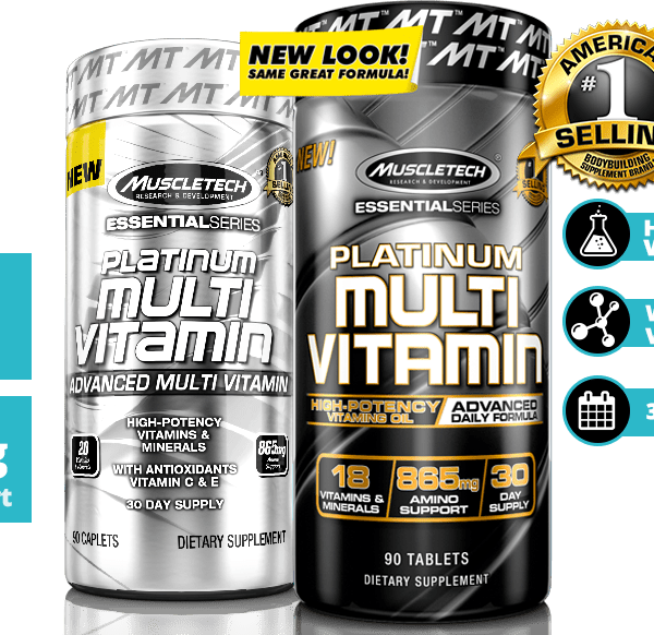 Nutrition Facts MUSCLETECH® Essential Series Platinum Multivitamin In 90 Tablets In All Over Lahore Pakistan 2021, www.arnutrition.pk iS The Best Food Supplements Store In Lahore Pakistan 2021