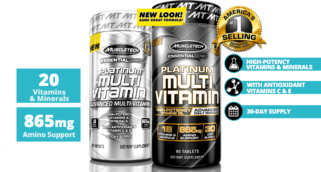 Nutrition Facts MUSCLETECH® Essential Series Platinum Multivitamin In 90 Tablets In All Over Lahore Pakistan 2021, www.arnutrition.pk iS The Best Food Supplements Store In Lahore Pakistan 2021