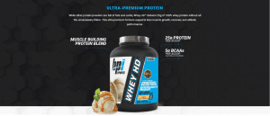 BPI Sports Whey HD Biological Value Nutrition Facts