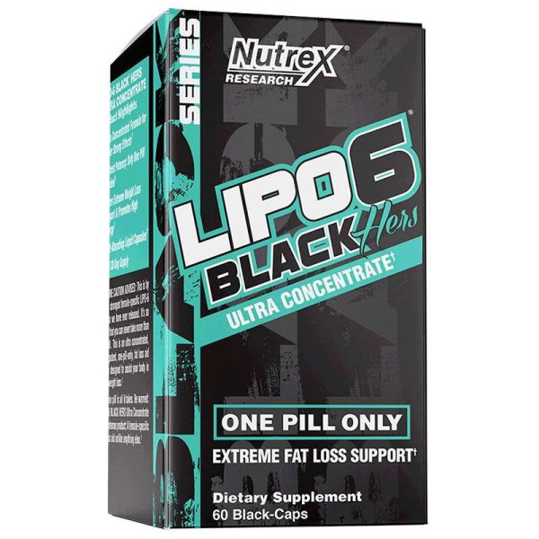 Buy Nutrex Research Lipo-6 Black Hers Ultra Concentrate Fat Burner 60 Capsules All Over in Lahore Pakistan, www.arnutrition.pk iS The Best Food Supplements Store In Lahore Pakistan