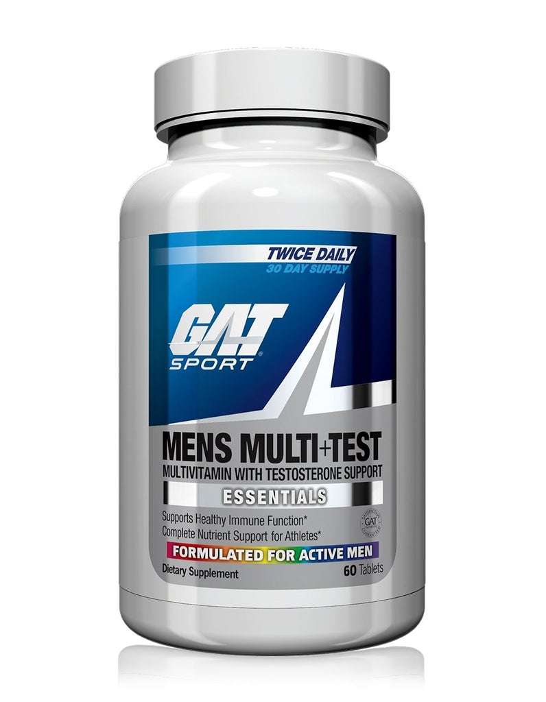 Buy GAT Sport Mens Multi+Test in Multivitamin With Testosterone 60 Tablets All Over in Lahore Pakistan, www.arnutrition.pk iS The Best Food Supplements Store