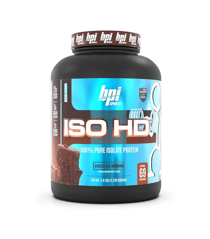 Buy BPI Sports ISO HD Whey Protein Isolate In Chocolate Brownie Flavour All Over Pakistan - www.arnutrition.pk iS thE BeSt Food Supplement Store In Pakistan