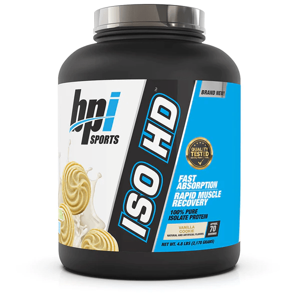 Buy BPI Sports ISO HD Whey Protein Isolate In Vanilla Cookie Flavour All Over Pakistan - www.arnutrition.pk iS thE BeSt Food Supplement Store In Pakistan 2022