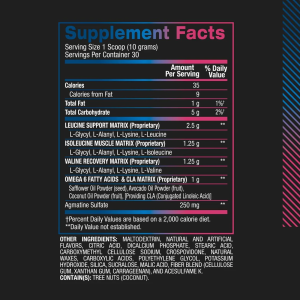 Nutrition Facts of BPI Sports Best BCAAs In Pakistan, www.arnutrition.pk iS The Best Food Supplements Store in Pakistan Lahore Karachi