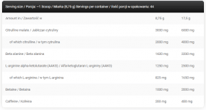 Nutrition Facts Kevin Levrone Gold Maryland Muscle Machine Pre-Workout in 44 Servings All Over In Lahore Pakistan 2025, www.arnutrition.pk iS The Best Food Supplements Store In Lahore Pakistan 2025