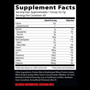 Nutrition Facts Insane Labz Insane ISO Hydrolyzed Premium Whey Protein Isolate in 4.3LBS All Over In Lahore Pakistan 2023, www.arnutrition.pk iS The Best Food Supplements Store In Lahore Pakistan 2025