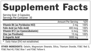 Nutrition Facts Nutrex Research T-UP Natural Testosterone Booster Supplement All Over Pakistan, www.arnutrition.pk iS The Best Supplement Store In Pakistan 2025 2