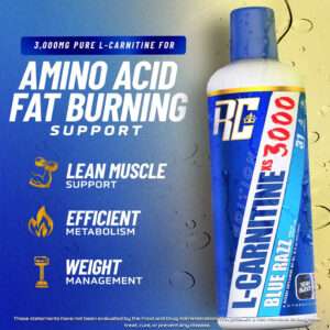 Nutrition Facts RC (Ronnie Coleman) Signature Series L-Carnitine XS Liquid All Over In Lahore Pakistan 2024, www.arnutrition.pk iS The Best Food Supplements Store In Lahore Pakistan 2024 1