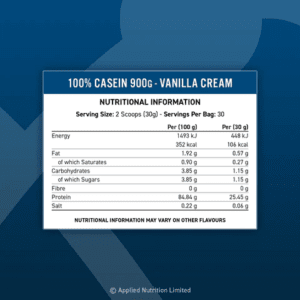 Nutrition Facts Applied Nutrition 100% Micellar Casein Protein All Over In Lahore Pakistan 2024, www.arnutrition.pk iS The Best Food Supplements Store In Lahore Pakistan 2024