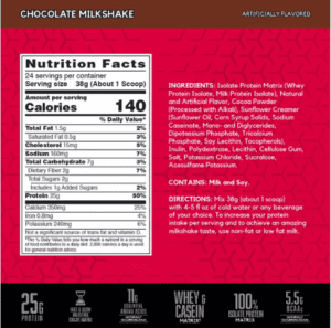 Nutrition Facts BSN Syntha-6 Isolate Whey Protein All Over in Lahore Pakistan, www.arnutrition.pk iS The Best Food Supplements Store In Lahore Pakistan