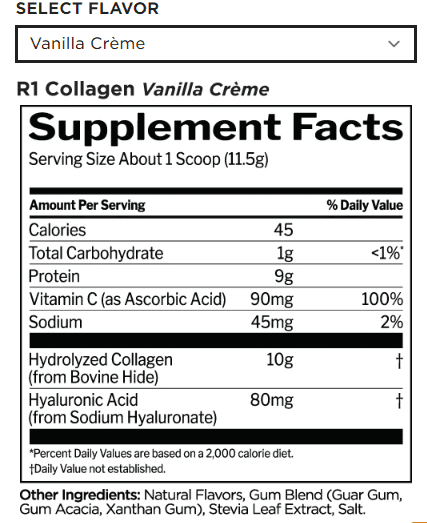 Nutrition Facts Rule1 Proteins R1 Collagen Peptides Price In Pakistan Karachi Lahore - www.arnutrition.pk is The Best Supplement Store In Pakistan Lahore Nutrition Facts Rule1 Proteins R1 Collagen Peptides Price In Pakistan Karachi Lahore - www.arnutrition.pk is The Best Supplement Store In Pakistan Lahore
