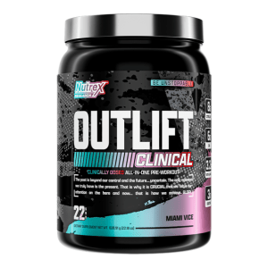 Buy Nutrex Research Outlift Clinical Pre-Workout 22 Servings Miami Vice Flavour Price In Pakistan - www.arnutrition.pk is The Best Supplement Store In Pakistan Lahore
